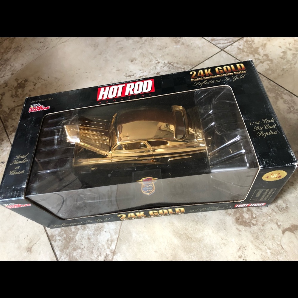 Collectible- Hot Rod - 24k gold